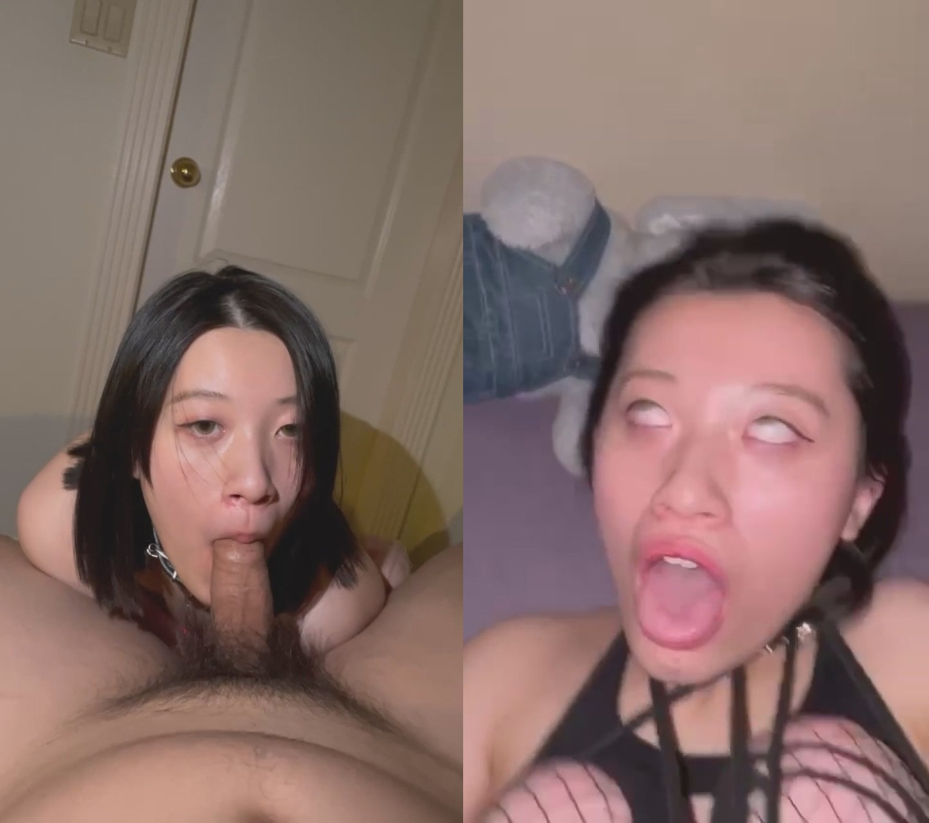 云盘高质露脸泄密！大学妹露脸性爱自怕，深喉捆绑狗链疯狂SM，母狗被干到翻白眼，无水印原档